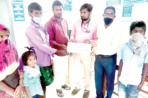 K Irabagera Jeevan Jyoti Bheema Check issue