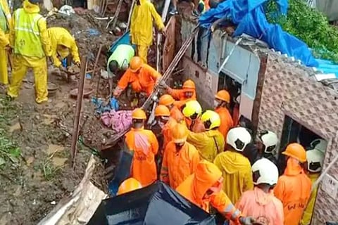 Wall Collapses in Mumbai