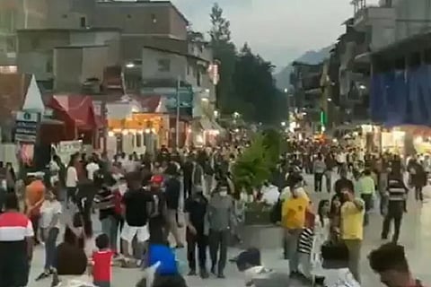 crowded