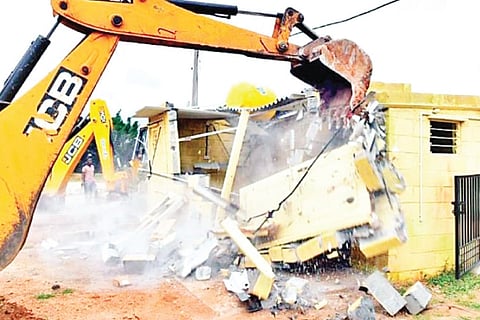 Demolish F