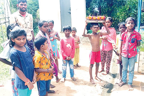 Gulakamma Pooja fro Rain