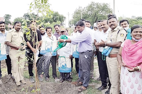 Raichur DC Office Planting Program
