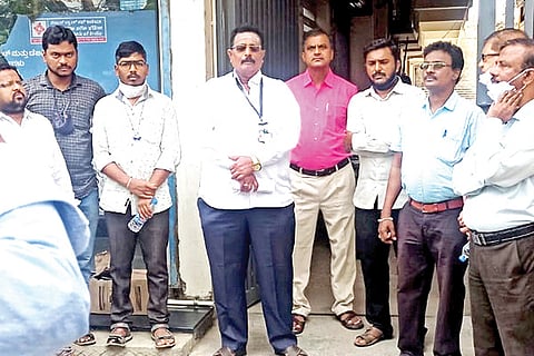 Raichur Insurance Company Employee Protest