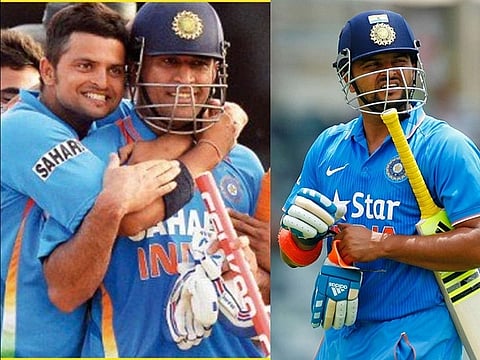 raina dhoni web