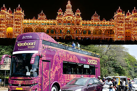 Mysore ambari Double-decker bus