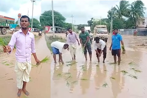 road protest
