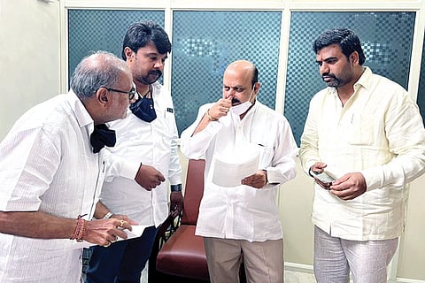 Basavaraj Bommai, Nadagouda, Shivanagouda Nayak, Rajugouda