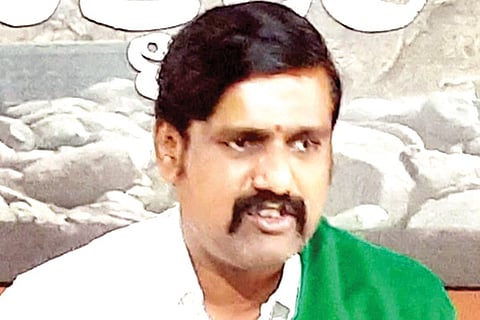 J Karthik Farmers Union General Secratary 2