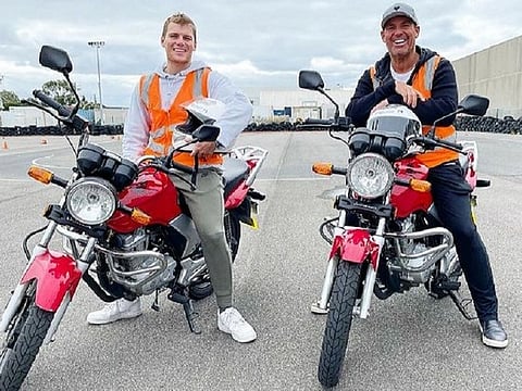 shane warne and his son for web