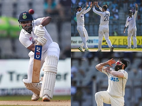 INDIA AND NZ TEST MATCH DAY-2 FOR WEB
