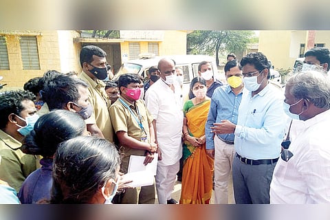 03012022 Siraguppa DC visit