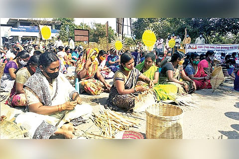 05012022 Koppal Maydar comunity protest