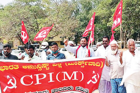 170122 Lingasuguru CPIM Protest