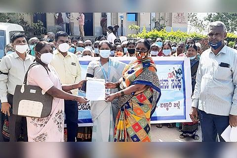 29012022 bommanahalli womens protest