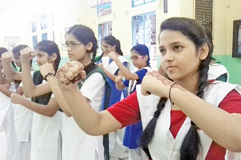 Girls Karate