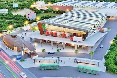 Hightech Silk Market building