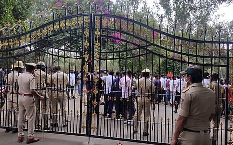 banglore vv protest