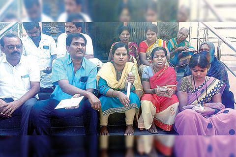 100222 Siddapura GP Members Protest