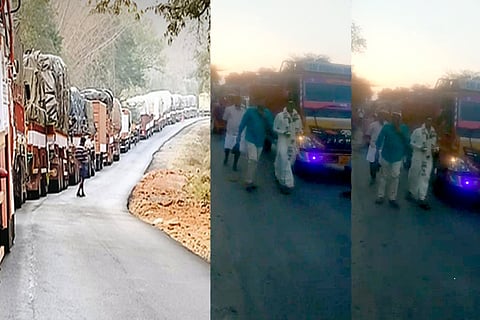 bangalore coimbatore-national highway trafic