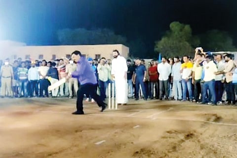 020322 Ballari Janardhan Reddy Cricket Bating