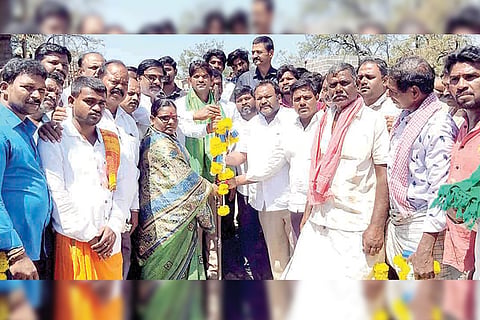 020322 Kampli MLA Bhoomi Pooja