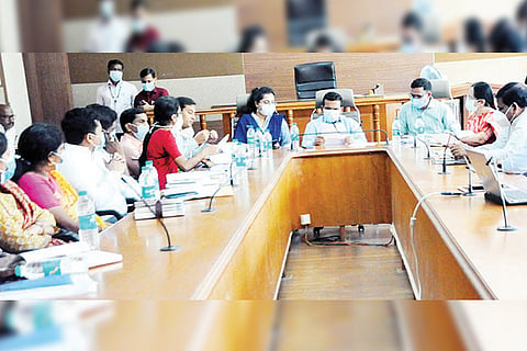 040322 Koppal Officers Meeting about Child Marriage
