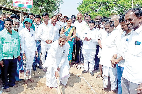 090322 Kushtagi MLA Bayiyapura Bhoomi Pooja