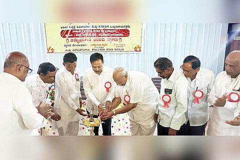 27032022 raichur Felicitation ceremony for retired officers