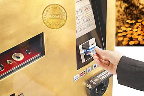 atm gold coin