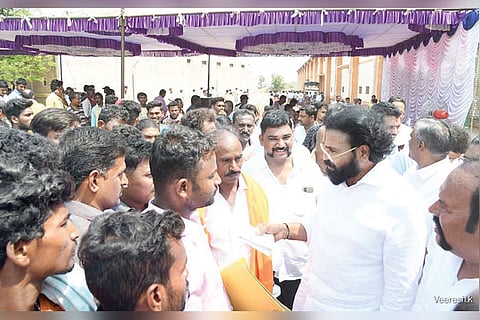 03042022 Bellary Minister B sriramulu visit