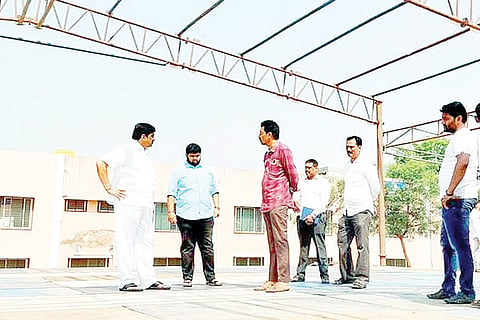 070422 Harapanahalli CM Visit prepation