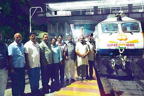 180422 Welcome to Shimoga-Chennai Express Train