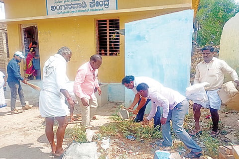 220422 Ulenuru Anganawadi Cleaning
