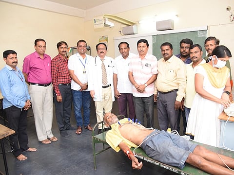 Davangere, heart check camp,