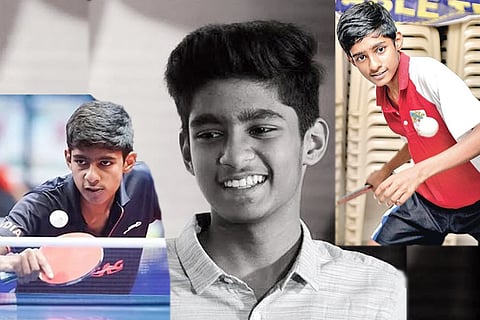 Table Tennis player Deenadayalan Vishwa