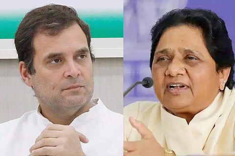 rahul gandhi mayavati