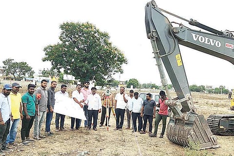 100522 Kampli Sundari Sugar Factroy Construction start