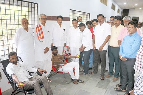 14062022 sindhanoor blood camp