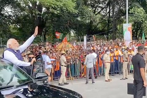 modi in banglore