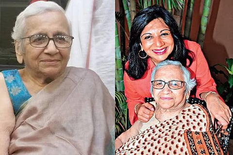 Kiran Mazumdar Shah's mother