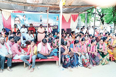 190722 Lingasuguru Jangama Community Protest