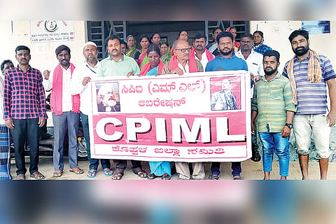 27072022 gangavati cpim protest