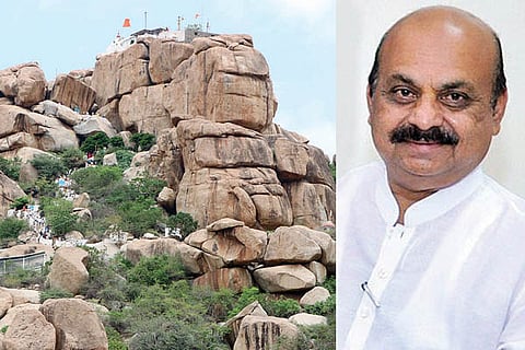 29072022 koppal cm visit to anjandri hill