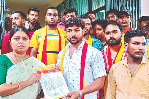 Honnali Government Pu College Students Protest