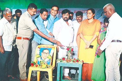 Molakalmuru, Dr. B.R. Ambedkar, Constitution,