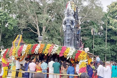 Vishwashanthi Ashram Vijayavithala Mahamastakabhisheka