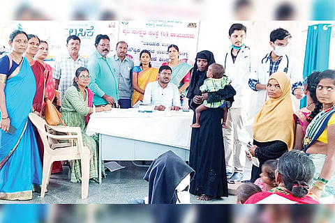 060822 Devadurga Health checkup camp for malnourished children