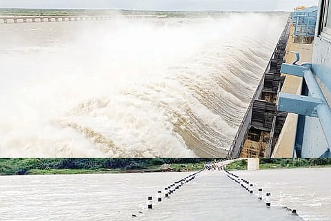 100822 Basavasagara Dam, Seelahalli Bridge