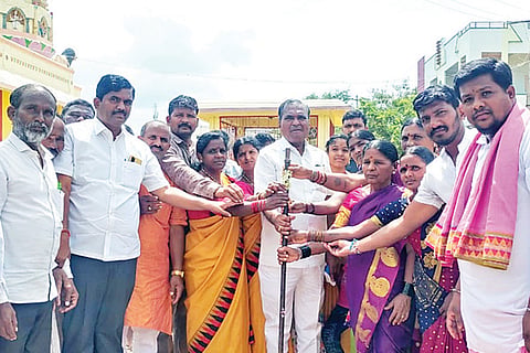240822 GVT Hosalli CC Road Bhoomi Pooja