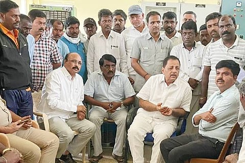 Channagiri Devarahalli electric shock death